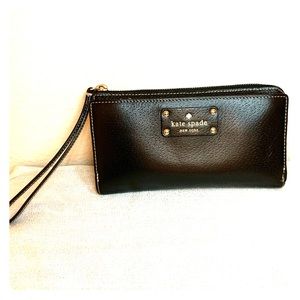 💕 Authentic Kate Spade Black Wristlet Clutch